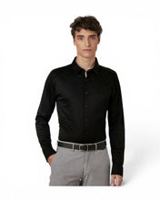 Load image into Gallery viewer, Desoto Pique Ls Shirt In Black
