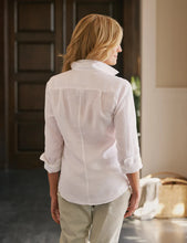 Load image into Gallery viewer, F&E Barry Tailored Button-Up in White Linen