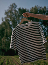 Load image into Gallery viewer, Faherty Sunwashed Slub Vintage Tee in Brookline Stripe