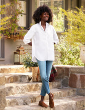 Load image into Gallery viewer, F&E Joedy Superluxe White Button-Up