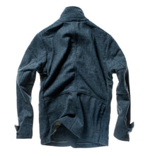 Load image into Gallery viewer, Relwen Trap Blazer Navy Herringbone