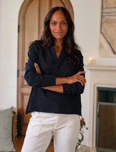 Load image into Gallery viewer, Frank & Eileen Jersey Popover Henley in British Royal Navy