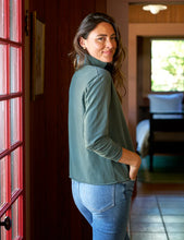 Load image into Gallery viewer, F&E Patrick Jersey Popover Henley in Rosemary