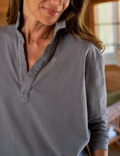 Load image into Gallery viewer, F&E Patrick Jersey Popover Henley in Elephant