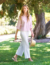 Load image into Gallery viewer, Frank & Eileen Silvio Button-Up in Coral Stripe