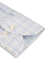 Load image into Gallery viewer, Stenstroms Blue Checked Twill Shirt