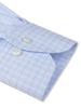 Stenstroms Light Blue Checked Twill Shirt