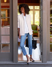 Load image into Gallery viewer, Dublin Sweatshirt Blazer in Vintage White