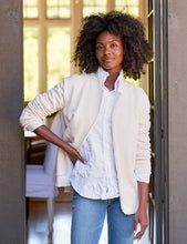 Load image into Gallery viewer, Dublin Sweatshirt Blazer in Vintage White
