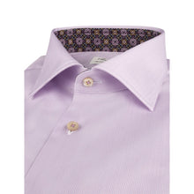 Load image into Gallery viewer, Stenstroms Striped Contrast Twill Shirt in Lavender