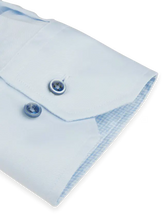 Load image into Gallery viewer, Stenstroms Blue Contrast Twill Shirt