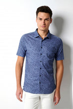 Load image into Gallery viewer, Desoto Print SS Jersey Shirt in Marine