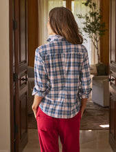Load image into Gallery viewer, F&E Barry Tailored Button up in Grey Red and Plaid