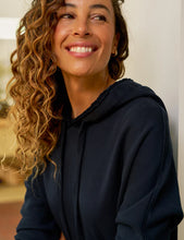 Load image into Gallery viewer, F&E Mini James Hooded Dress in British Royal Navy