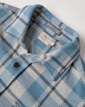 Load image into Gallery viewer, Faherty Men's Legend Sweater Shirt in Overcast Ocean