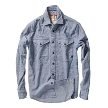 Load image into Gallery viewer, Relwen Utility Workshirt Blue/White/Navy