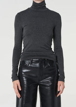 Load image into Gallery viewer, Agolde Pascale Turtleneck in Charcoal Heather