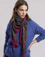 Load image into Gallery viewer, Hartford Women's Charcoal Jungle Print Scarf
