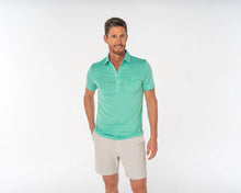 Load image into Gallery viewer, Criquet Heather Performance Sports Players Shirt Baja Blast