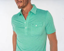 Load image into Gallery viewer, Criquet Heather Performance Sports Players Shirt Baja Blast