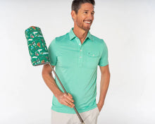 Load image into Gallery viewer, Criquet Heather Performance Sports Players Shirt Baja Blast