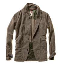Load image into Gallery viewer, Relwen Heritage Trap Blazer in Brown/Cream Birdseye