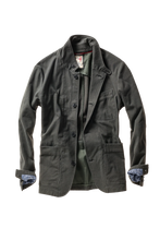 Load image into Gallery viewer, Relwen Moleskin Trap Blazer in Char Loden