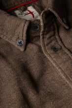 Load image into Gallery viewer, Relwen Herringbone Chamois-Lined Flannel Rustic Brown