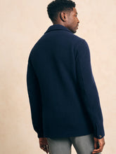 Load image into Gallery viewer, Faherty Wool Chore Jacket in Navy