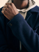 Load image into Gallery viewer, Faherty Wool Chore Jacket in Navy