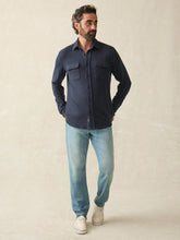 Load image into Gallery viewer, Faherty Men's Legend Sweater Shirt in Brighton Navy Twill