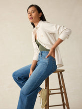 Load image into Gallery viewer, Faherty Legend Sweater Shirt in Off White