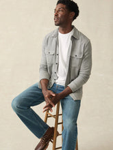 Load image into Gallery viewer, Faherty Men's Legend Sweater Shirt in Fossil Grey Twill