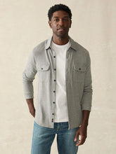 Load image into Gallery viewer, Faherty Men's Legend Sweater Shirt in Fossil Grey Twill