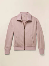 Load image into Gallery viewer, Faherty Women's Legend Lounge Full Zip in Blush