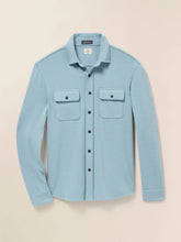 Load image into Gallery viewer, Faherty Men's Legend Sweater Shirt in Ocean Glass Twill