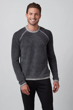 Load image into Gallery viewer, Raffi Reversible Cashmere Crew Granite