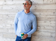 Load image into Gallery viewer, Criquet Sunday Hoodie in Light Blue
