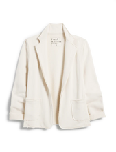 Load image into Gallery viewer, Dublin Sweatshirt Blazer in Vintage White