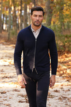 Load image into Gallery viewer, Raffi Matteo L/S Full Zip in Navy