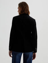 Load image into Gallery viewer, AG Women's Rue Blazer in Super Black/White