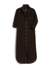 Load image into Gallery viewer, Rory Maxi Shirtdress in Espresso