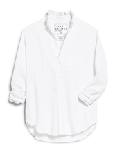 Load image into Gallery viewer, F&E Eileen Ruffle Collar Button-Up in White