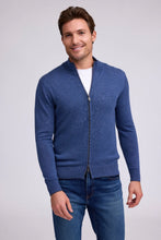 Load image into Gallery viewer, Raffi Matteo L/S Full Zip in Indigo