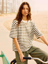Load image into Gallery viewer, Faherty Sunwashed Slub Vintage Tee in Brookline Stripe