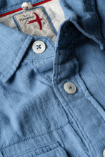 Load image into Gallery viewer, Relwen Linen Workshirt in French Blue