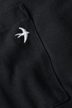 Load image into Gallery viewer, Relwen Pique L/S Pocket Crew in Black