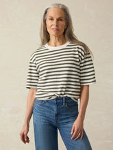 Load image into Gallery viewer, Faherty Sunwashed Slub Vintage Tee in Brookline Stripe