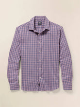 Load image into Gallery viewer, Faherty Men's Movement Shirt in Berry Skies Check