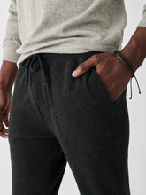 Load image into Gallery viewer, Faherty Legend Sweatpants in Heathered Black Twill